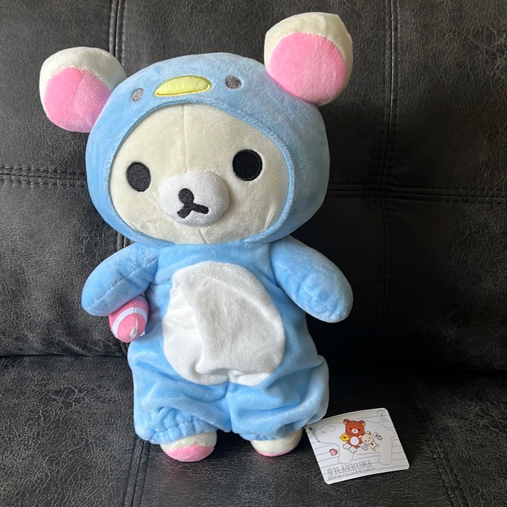 San-X 15in. Korilakkuma Penguin Suit plush